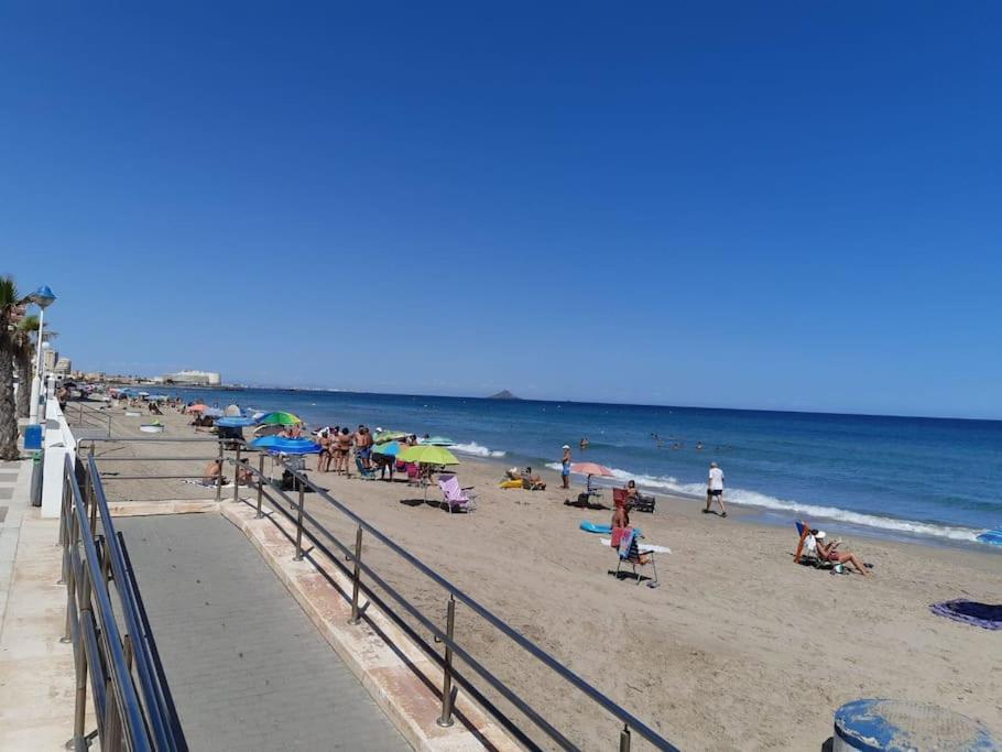 Cosy Flat With A Large Terrace Facing The Sea Lejlighed La Manga Eksteriør billede