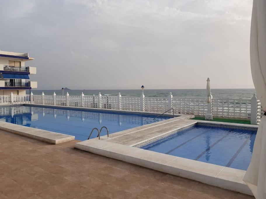 Cosy Flat With A Large Terrace Facing The Sea Lejlighed La Manga Eksteriør billede